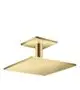 AXOR-HG-AXOR-ShowerSolutions-Kopfbrause-300-300-2jet-mit-Deckenanschluss-Brushed-Brass-35320950 gallery number 1